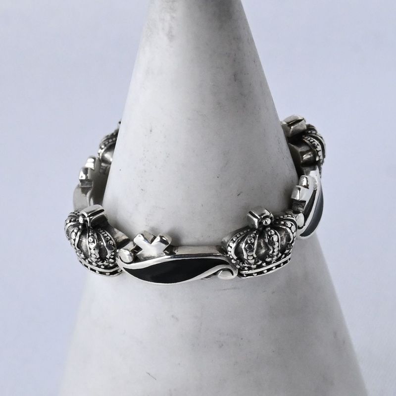 【研磨済】 JUSTIN DAVIS IMMACULATE CROSS リング 17号 ジャスティンデイビス SRJ832 指輪 シルバー925