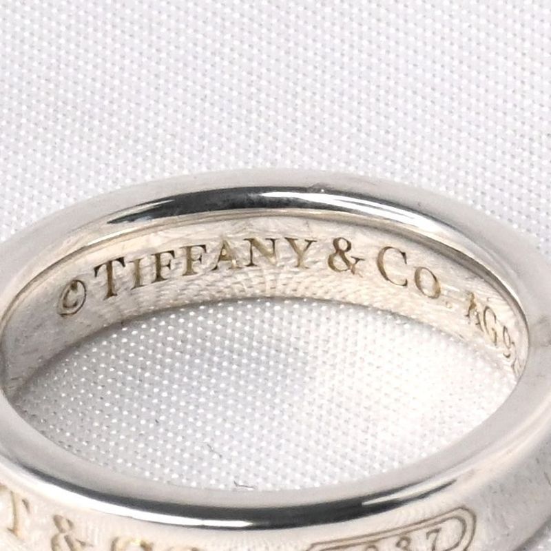 【研磨済】TIFFANY＆Co.  ナロー リング  8号 Silver925 ティファニー
