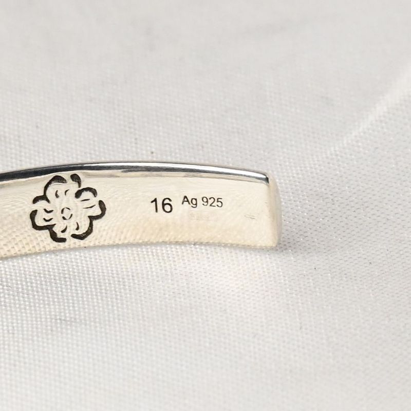 【研磨済】GUCCI Blind for love バングル シルバー Ag925 グッチ