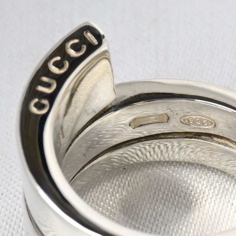 【研磨済】美品 GUCCI スネーク リング 指輪 SV925 Ag925 グッチ サイズ11