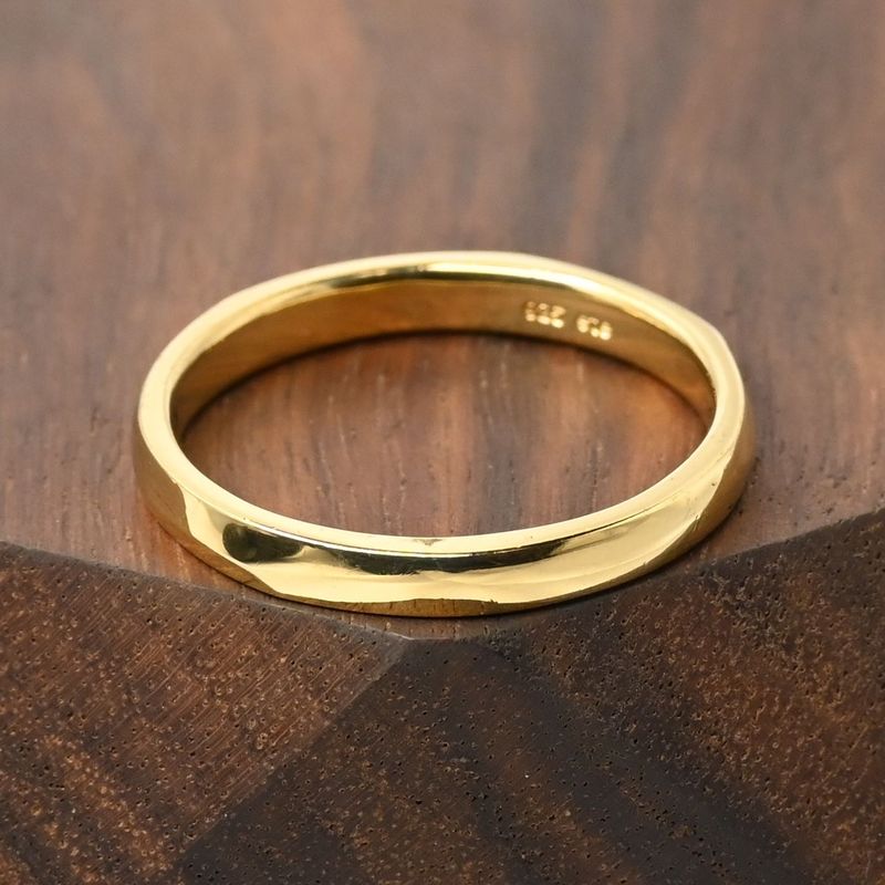 ete イエローゴールド リング 11号 silver 925 エテ 指輪