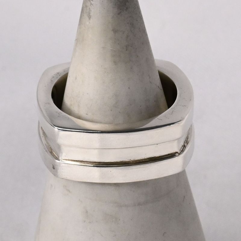 【研磨済】GUCCI シルバー リング 13号 指輪 Ag925