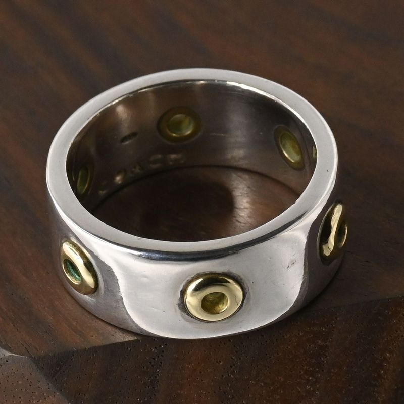 【研磨済】美品 COACH シルバー925 リング 17号 コーチ 指輪