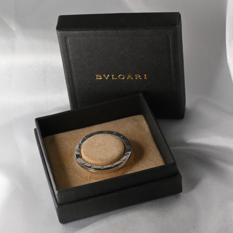 【研磨済】BVLGARI キーリング 箱付き SV925 ブルガリ