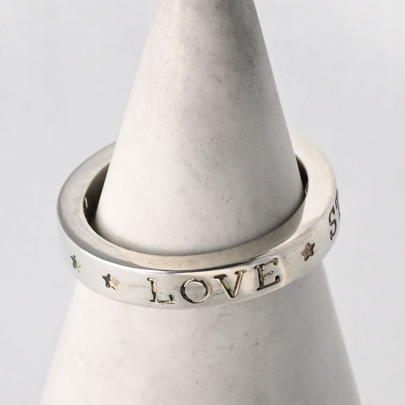 【研磨済】STAR JEWELRY silver925 リング 8号 スタージュエリー