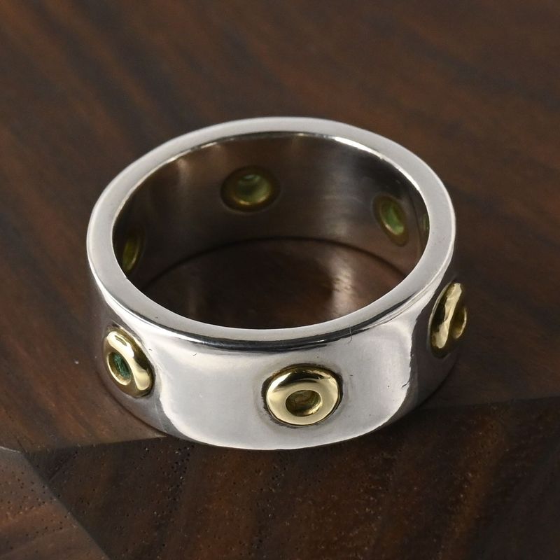 【研磨済】美品 COACH シルバー925 リング 17号 コーチ 指輪