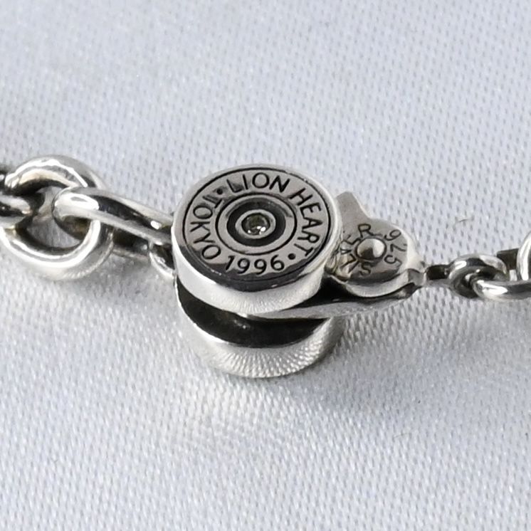 【研磨済】LION HEART ブレスレット シルバー925 22cm ライオンハート