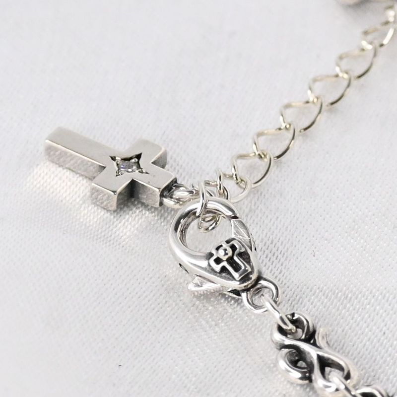 【研磨済】 JUSTIN DAVIS INVICTUS ブレスレット ダイヤモンド Sサイズ SBJ791 ジャスティンデイビス シルバー925