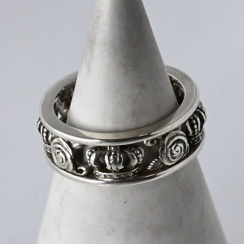 【研磨済】 JUSTIN DAVIS MY LOVE リング KIDS 4号 ジャスティンデイビス SRJ2012 指輪 シルバー925