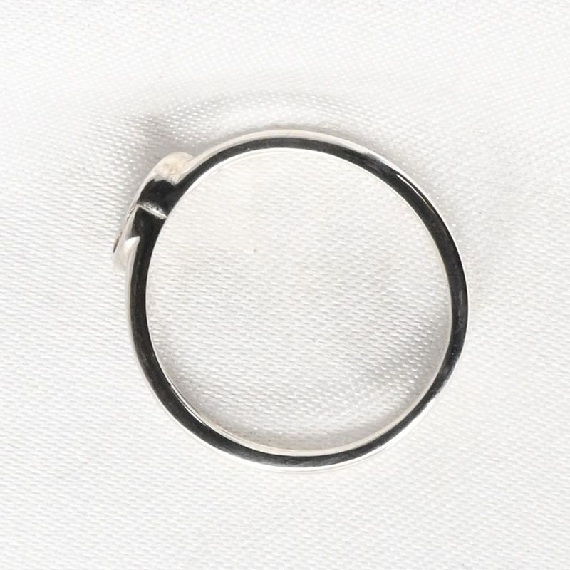 【研磨済】 GUCCI インターロッキング リング スリム 約12号 指輪 Ag925