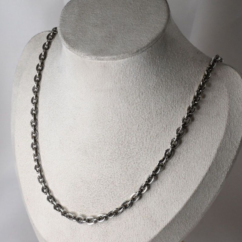 【研磨済】SAAD チェーン シルバー925 長さ47cm 幅4.2mm