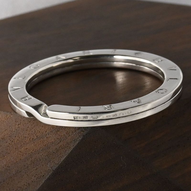 【研磨済】BVLGARI キーリング 箱付き SV925 ブルガリ