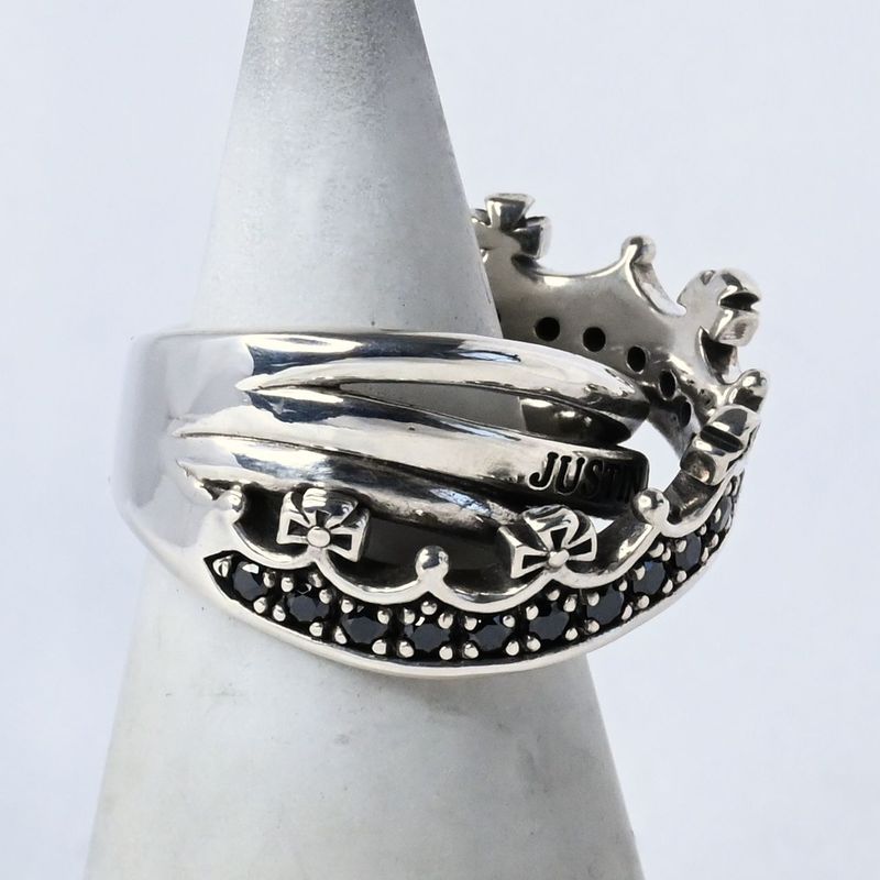 【研磨済】 JUSTIN DAVIS TWIST OF FATE リング SRJ692 13号 ジャスティンデイビス 指輪 シルバー925