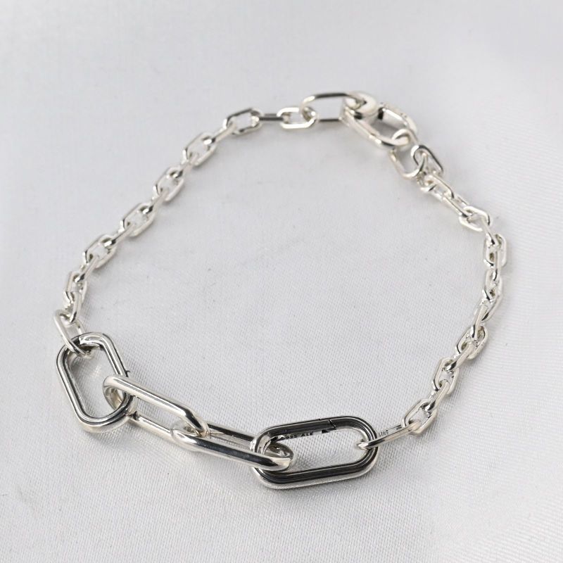 美品 Pandora ME Slim Link Chain Bracelet 20cm シルバー925