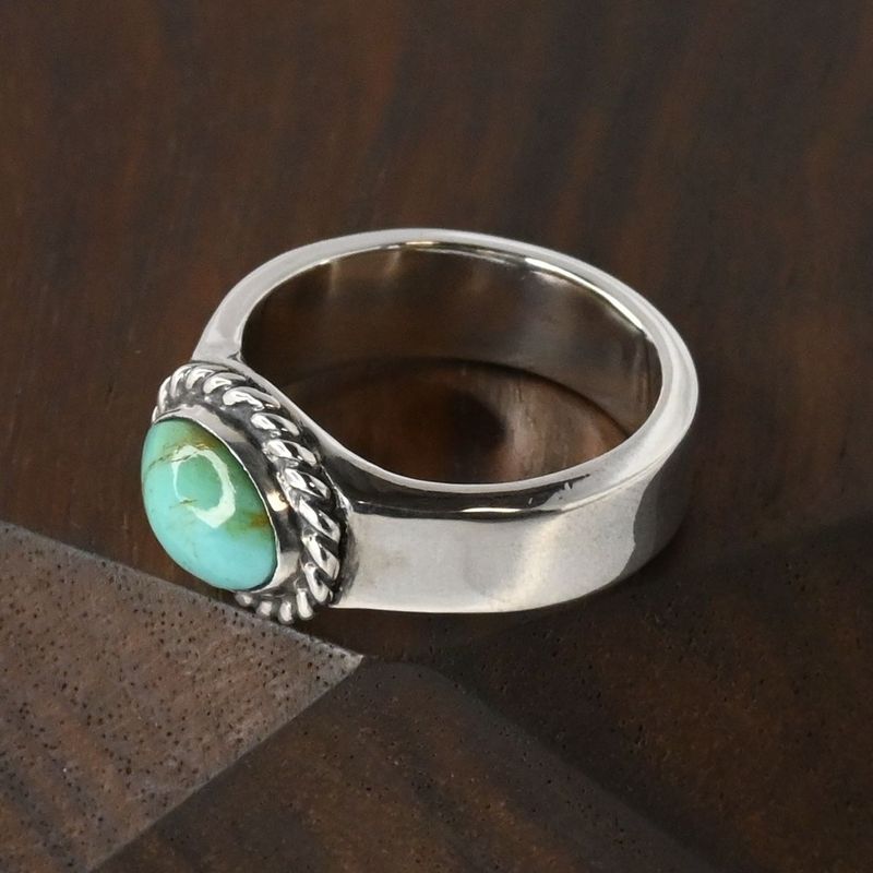 【研磨済】 ARIZONA FREEDOM ターコイズ シルバー リング 9.5号 silver 925