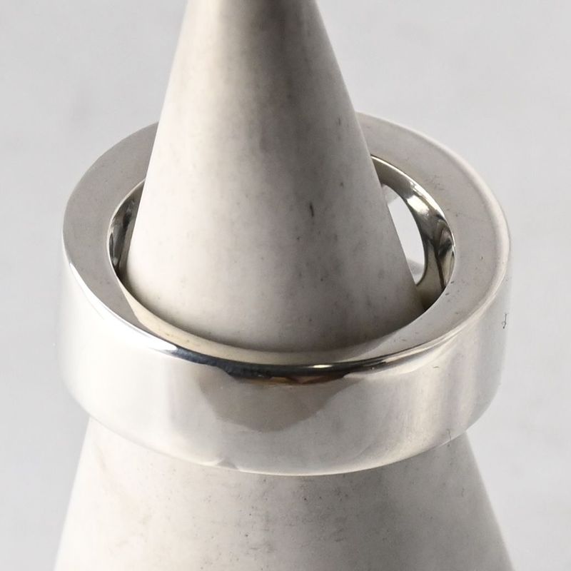 【新品仕上げ】美品 GUCCI ダブルG シルバー リング 指輪 SV925 Ag925 グッチ 8号