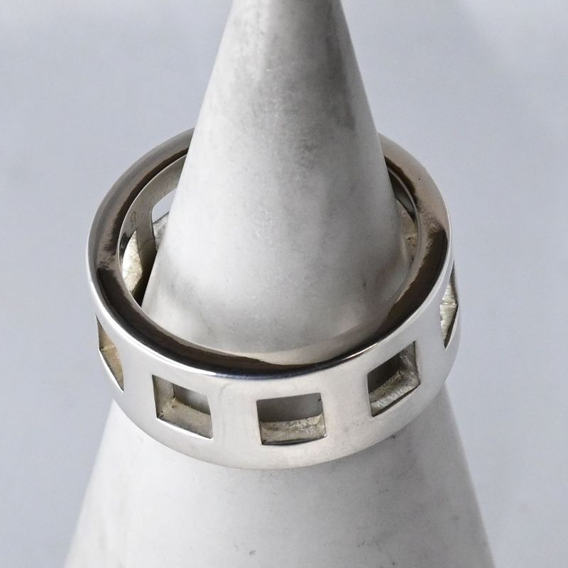 【おまとめ専用ページ】【研磨済】 GUCCI シルバー リング 8号 Ag925 グッチ 指輪