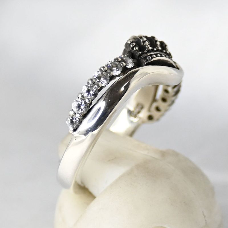 【新品仕上げ】 JUSTIN DAVIS CIRCULAR CROWN リング 指輪 9号 ジャスティンデイビス SRJ487