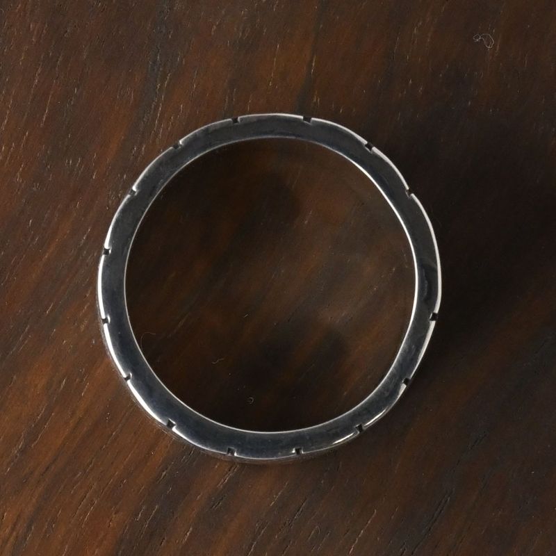 【研磨済】GUCCI ディアマンティッシマ リング 16~17号 シルバー エナメル 指輪