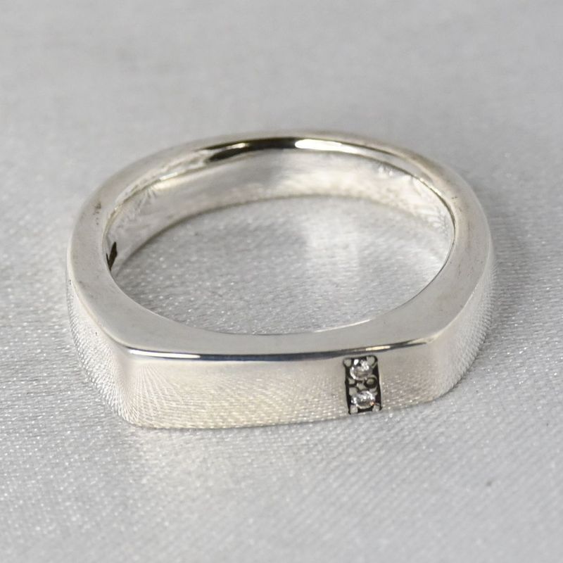 【研磨済】美品 4℃ ヨンドシー リング 指輪 シルバー925 10号