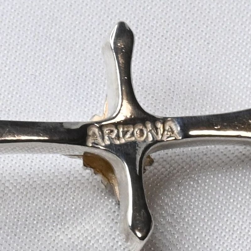 【研磨済】ARIZONA FREEDOM クロス チャーム T-3a 太陽神 サンシンボル silver925
