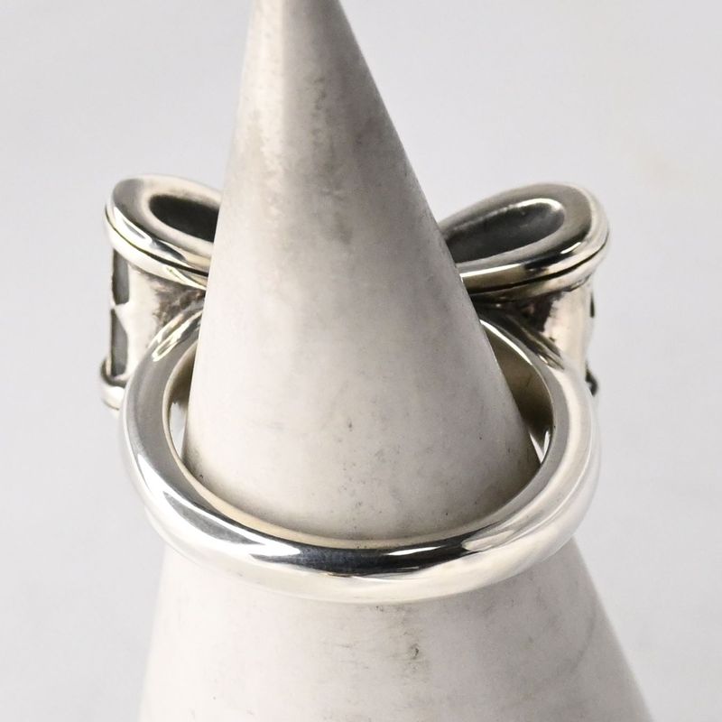 【研磨済】 JUSTIN DAVIS PROMISE リング 11号 リボン SRJ328 ジャスティンデイビス 指輪