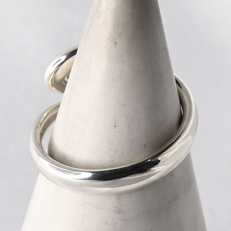 【新品仕上げ】TIFFANY＆Co. オープンウェーブ リング 7号 エルサペレッティ ティファニー 指輪