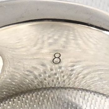 【新品仕上げ】美品 GUCCI ダブルG シルバー リング 指輪 SV925 Ag925 グッチ 8号