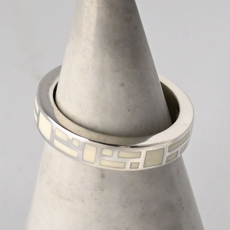 【研磨済】Velvet Lounge メイジー リング ホワイト 11号 v-vlr002-we 指輪 シルバー925 ヴェルヴェットラウンジ