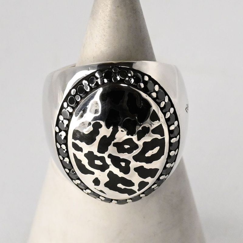 【研磨済】Velvet Lounge パンサー リング vlr045 指輪 シルバー925 13号 レオパード ヴェルヴェットラウンジ