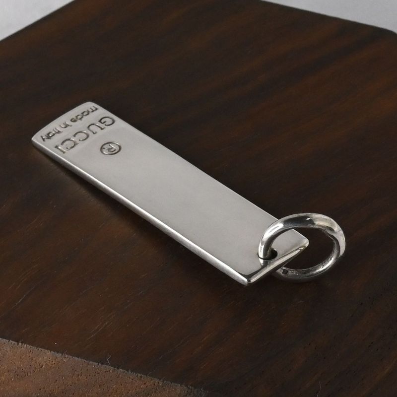 【研磨済】 GUCCI プレート ペンダント トップ Ag925 グッチ 重さ7g
