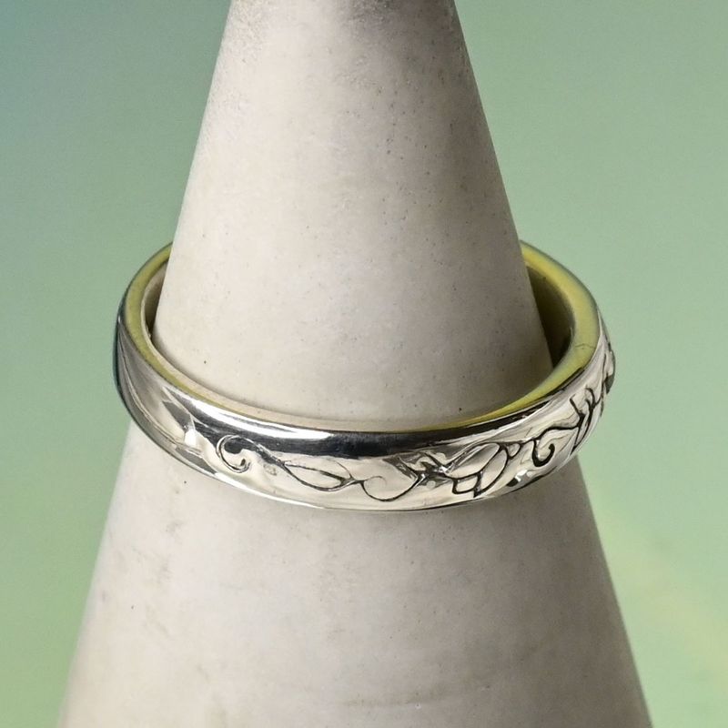 【研磨済】ANNA SUI シルバー リング 9号 925 美品 アナスイ 指輪