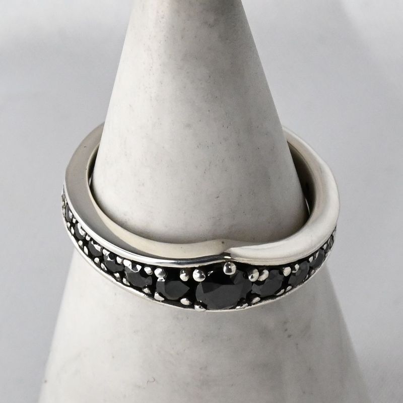 【研磨済】 JUSTIN DAVIS KING&QUEEN リング 1点のみ 15号 ジャスティンデイビス SRJ600 指輪 シルバー925