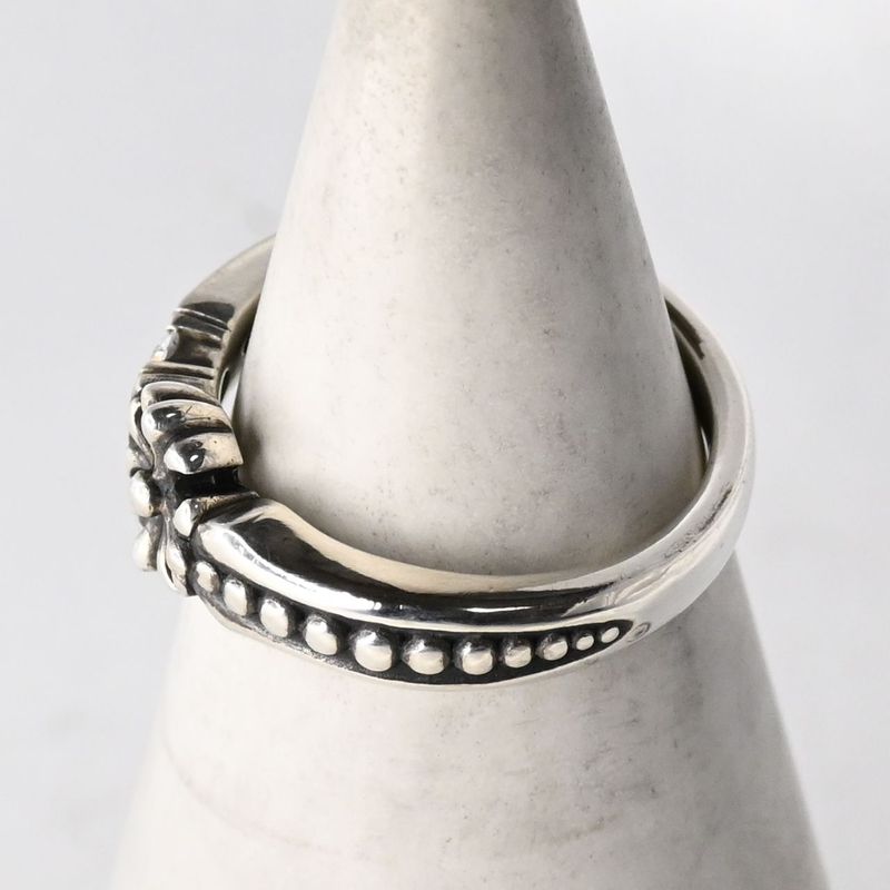 【研磨済】 JUSTIN DAVIS AMULET リング 8号 SRJ435 ジャスティンデイビス 指輪 シルバー925