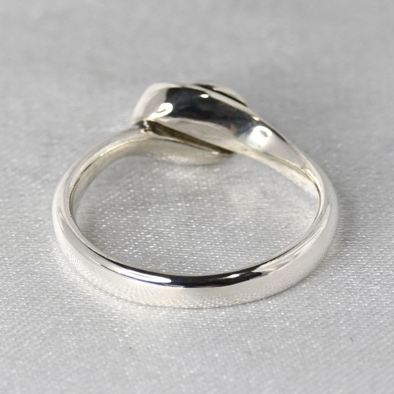 【新品仕上げ】美品 4℃ ヨンドシー リング 指輪 シルバー925 8号