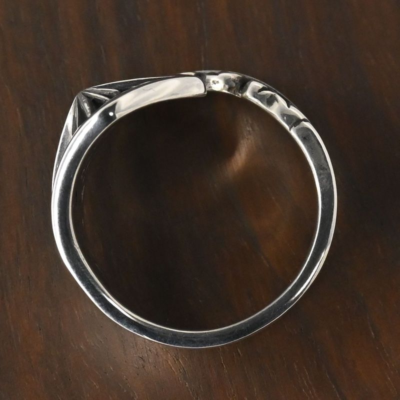 【研磨済】SAAD アラベスク サンシンボル リング 21号 R-64-S シルバー925 太陽神 唐草