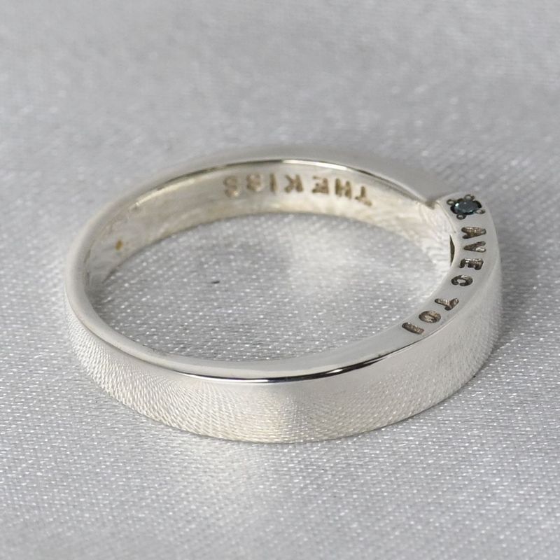 【研磨済】THE KISS リング 指輪 SILVER 15号