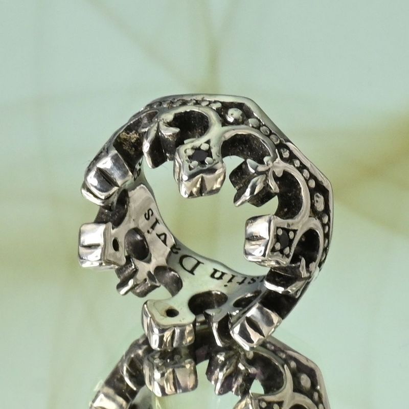 【研磨済】 JUSTIN DAVIS PALACE CROWN リング 7号 SRJ125 ジャスティンデイビス 指輪 パレス クラウン