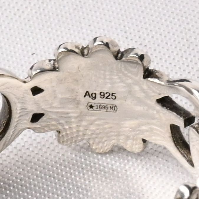 【研磨済】GUCCI ダブルG マザー・オブ・パール リング 14.5号 美品