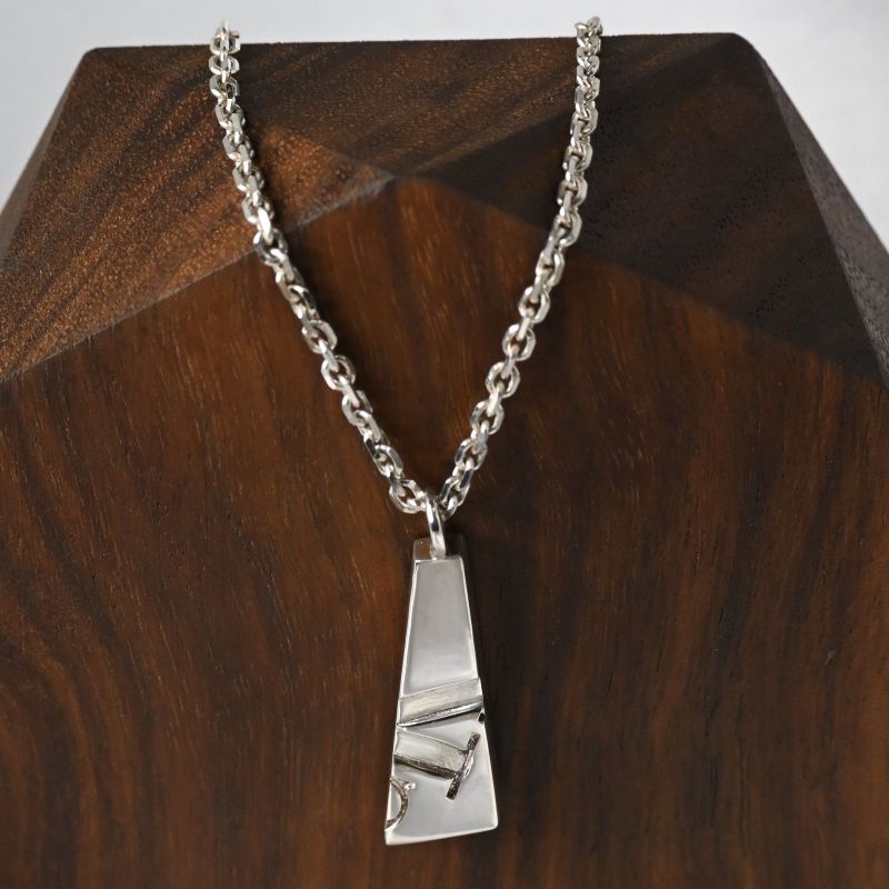 【研磨済】Calvin Klein ネックレス チェーン50cm silver925 カルバン・クライン