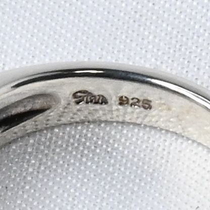 【研磨済】STAR JEWELRY シェル リング 指輪 10号 シルバー925 美品