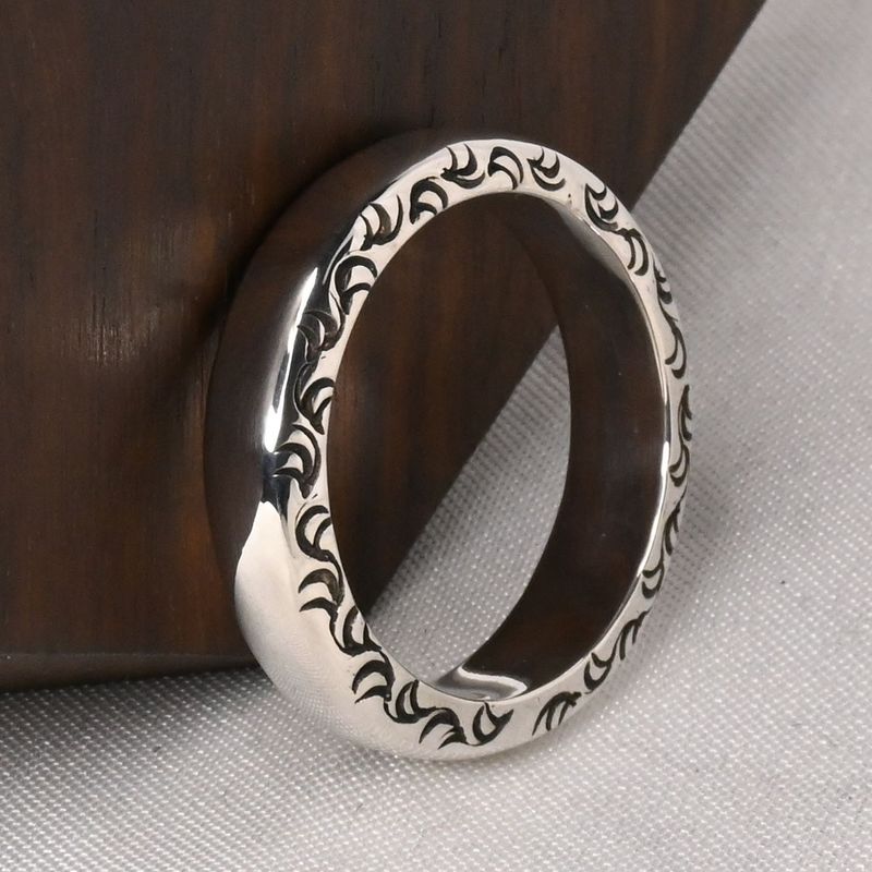 【研磨済】 ARIZONA FREEDOM silver925 リング 19号 R-19 太陽神 唐草 シルバー アリゾナフリーダム