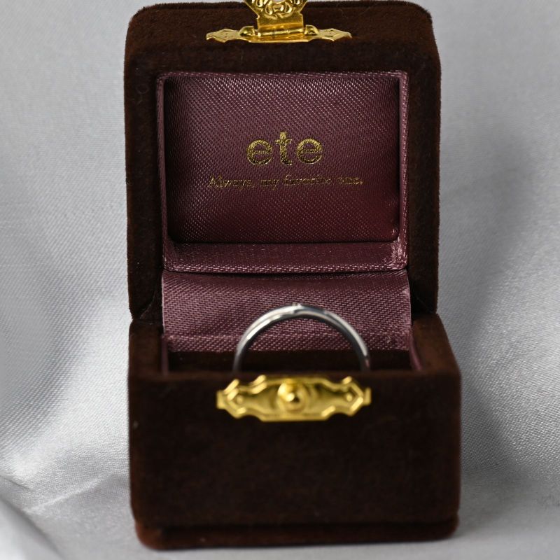 【新品仕上げ】ete リング ストーン 9号 シルバー925