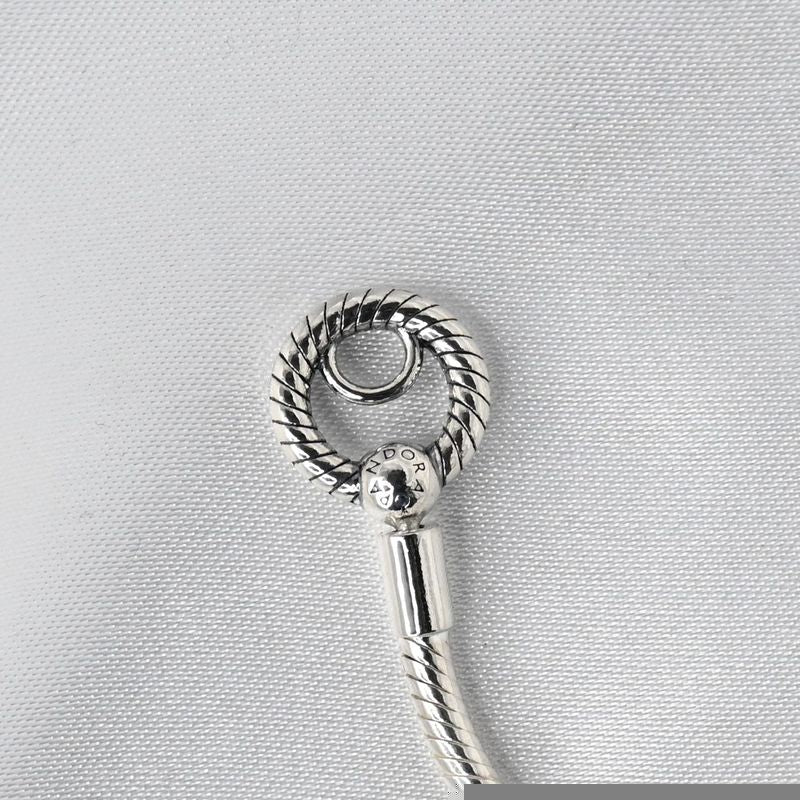 【新品仕上げ】 PANDORA T-Bar Snake Chain Bracelet ブレスレット 美品 パンドラ シルバー925