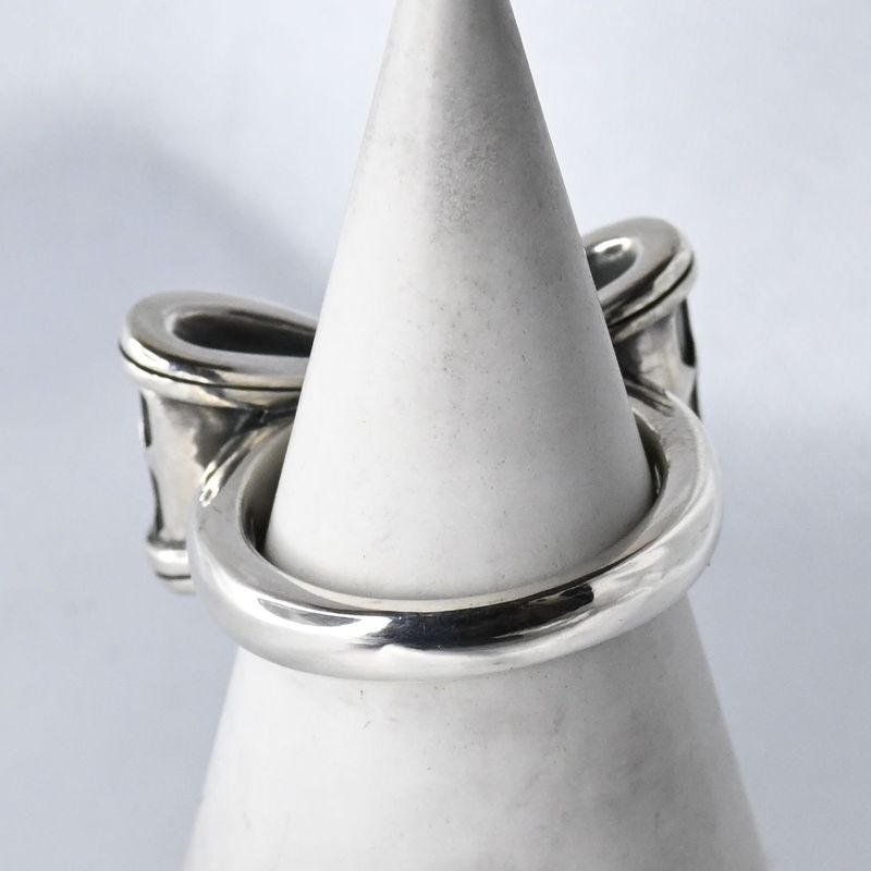 【研磨済】 JUSTIN DAVIS PROMISE リング 9号 リボン SRJ328 ジャスティンデイビス 指輪 保証書付き