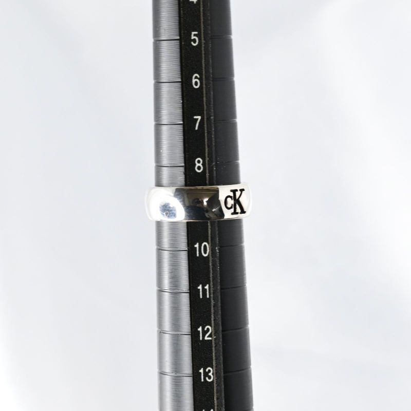 【新品仕上げ】Calvin Klein カルバン・クライン ロゴ リング 指輪 9号