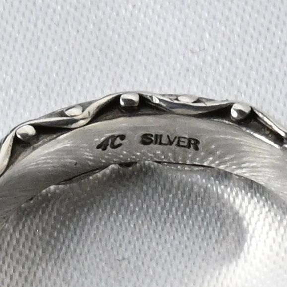 【新品仕上げ】美品 4℃ ヨンドシー リング 指輪 シルバー925 9号