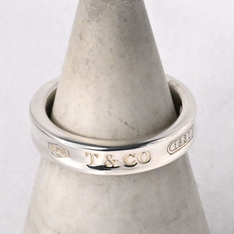 【研磨済】TIFFANY＆Co.  ナロー リング  8号 Silver925 ティファニー