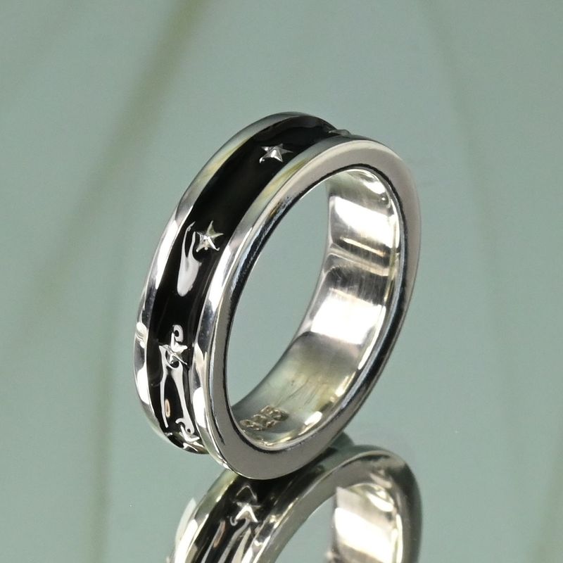 【研磨済】 JUSTIN DAVIS STAR CHILD リング SRJ271 11号 ジャスティンデイビス 指輪