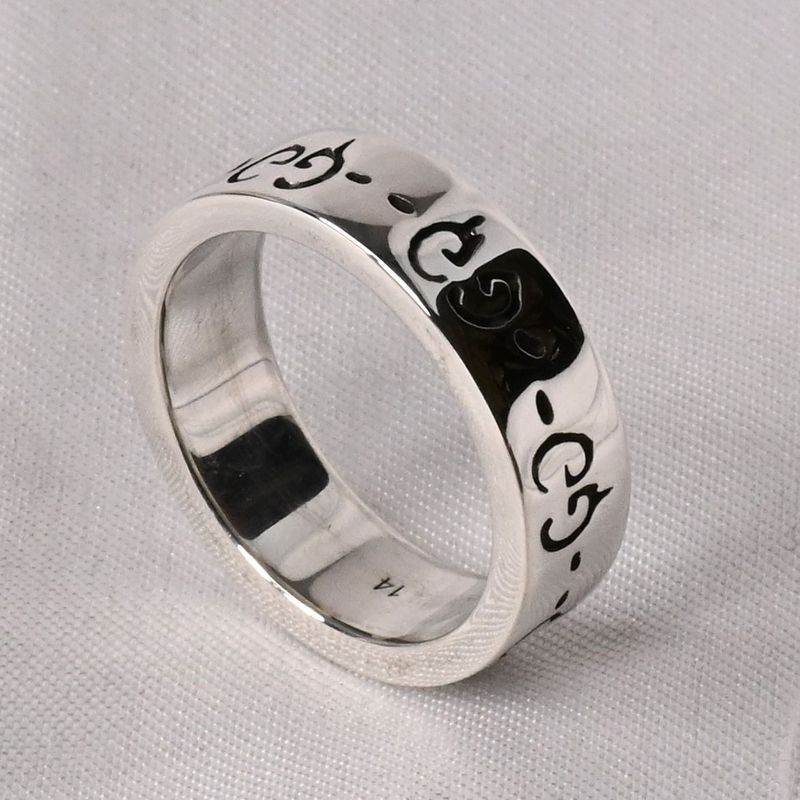 【研磨済】GUCCI ゴースト リング 13号 Ag925 美品 指輪 グッチ